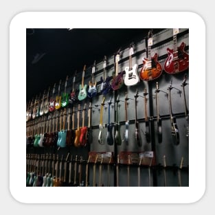 Wall of Guitars Sticker